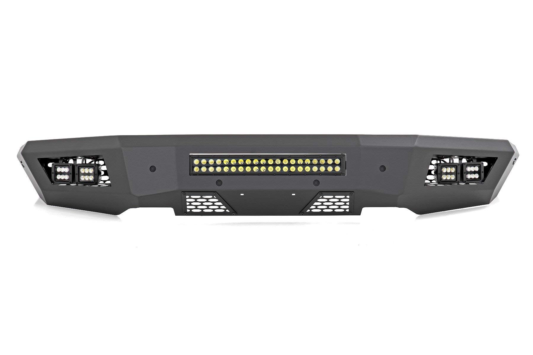 Rough Country Front Heavy Duty Bumper w/LEDs for 19-24 Ranger - 10759