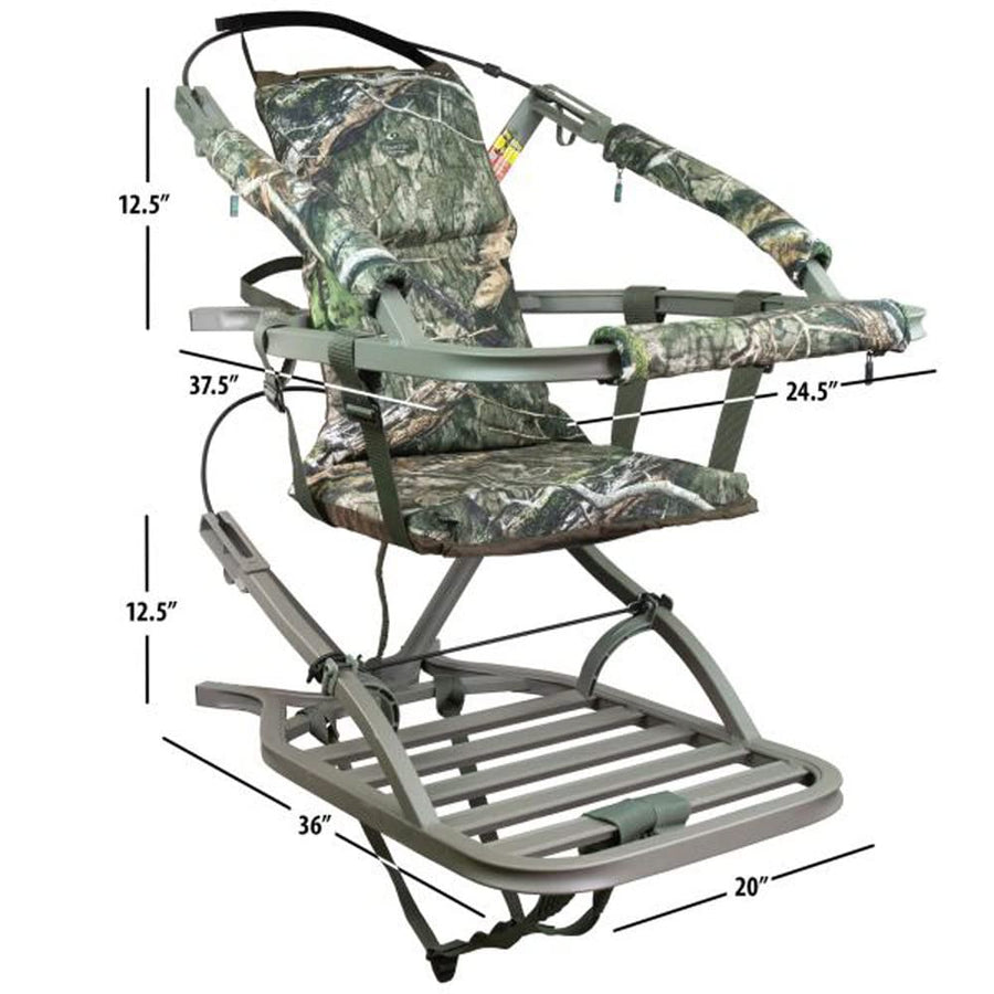 Goliath SD Summit Treestands Climbing Treestand, Mossy Oak