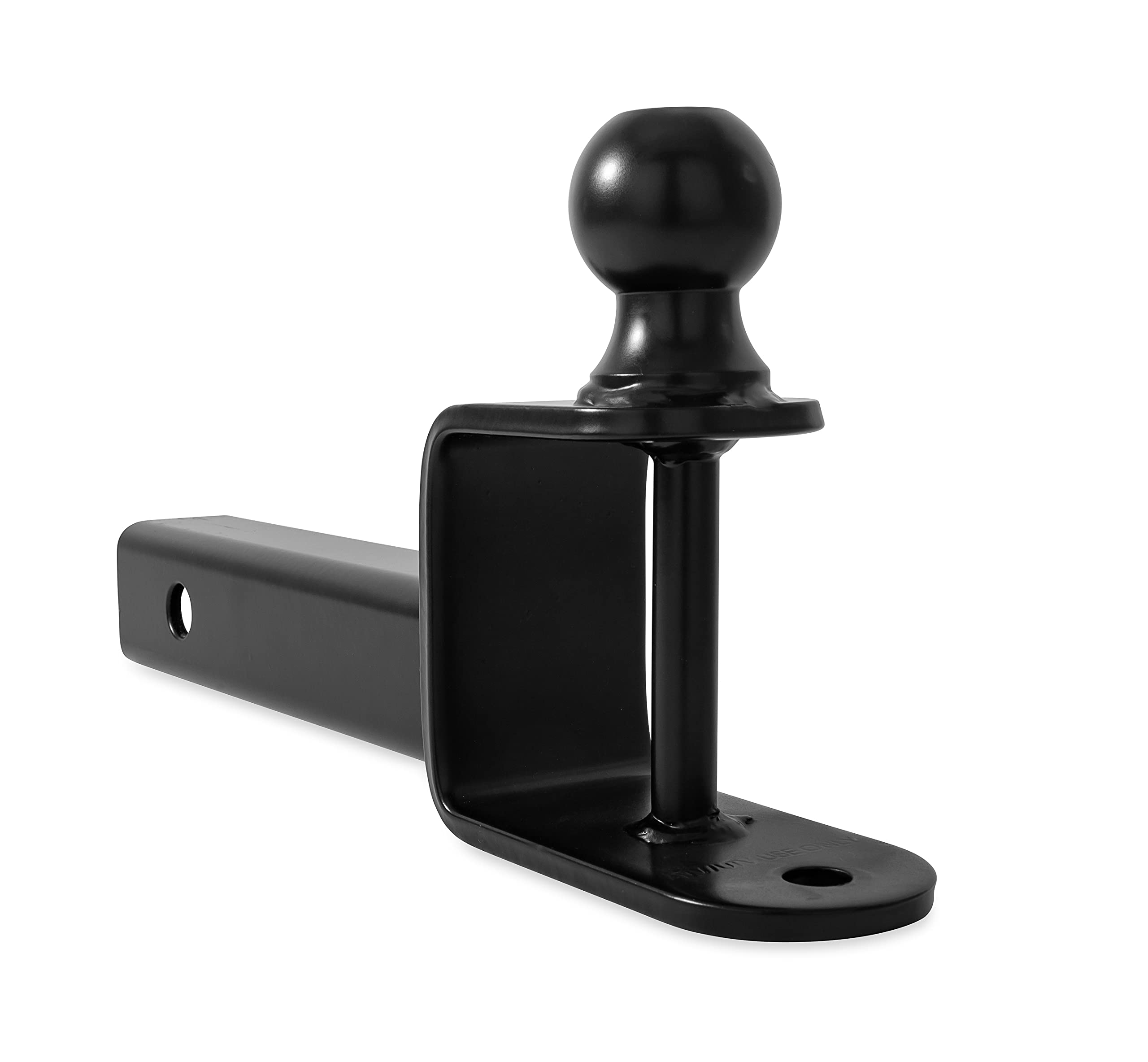 ATV/UTV Black Boar Mount with Hitch Ball and Winch Strap Loop (1 7/8" Ball, 1 1/4" Shank) (66026)