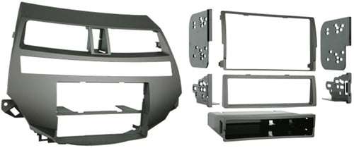 Metra Electronics 99-7875T Installation Kit Single/Double DIN for 2008-2009 Honda Accord Vehicles with Dual Zone Climate Control, Taupe