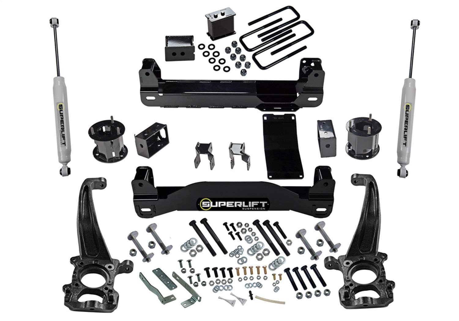 SUPERLIFT SUSPENSION RealTruck 4.5" Lift Kit for Ford F-150 | Complete Lift Kit with Front Strut Spacers & Rear Shadow Series Shocks | K173 | Fits 2004-2008 Ford F-150