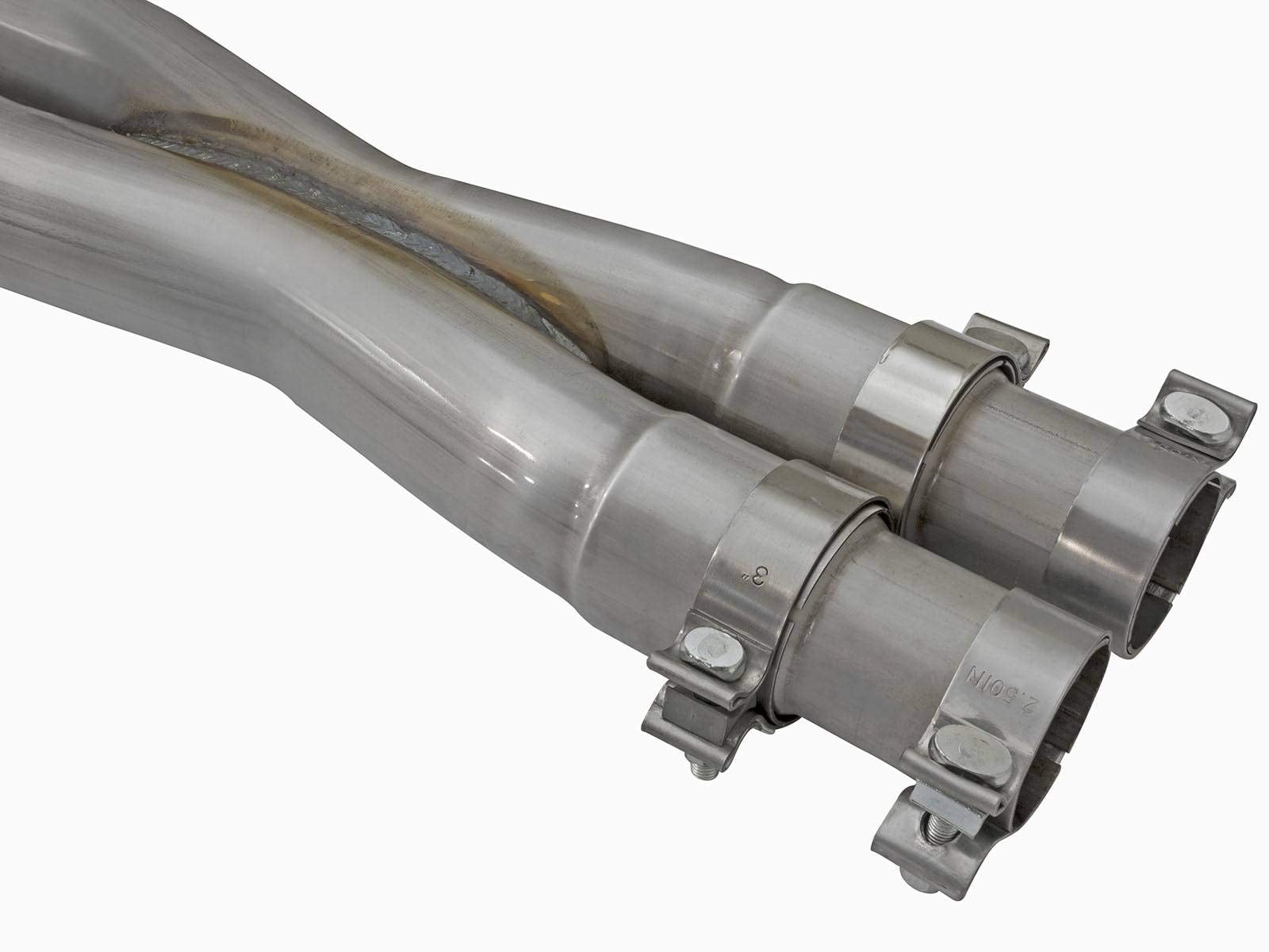 Mach Force-Xp aFe Power Exhaust System (3", Cat-Back, Stainless Steel, Cadillac CTS-V Performance), (Non-Carb Compliant)
