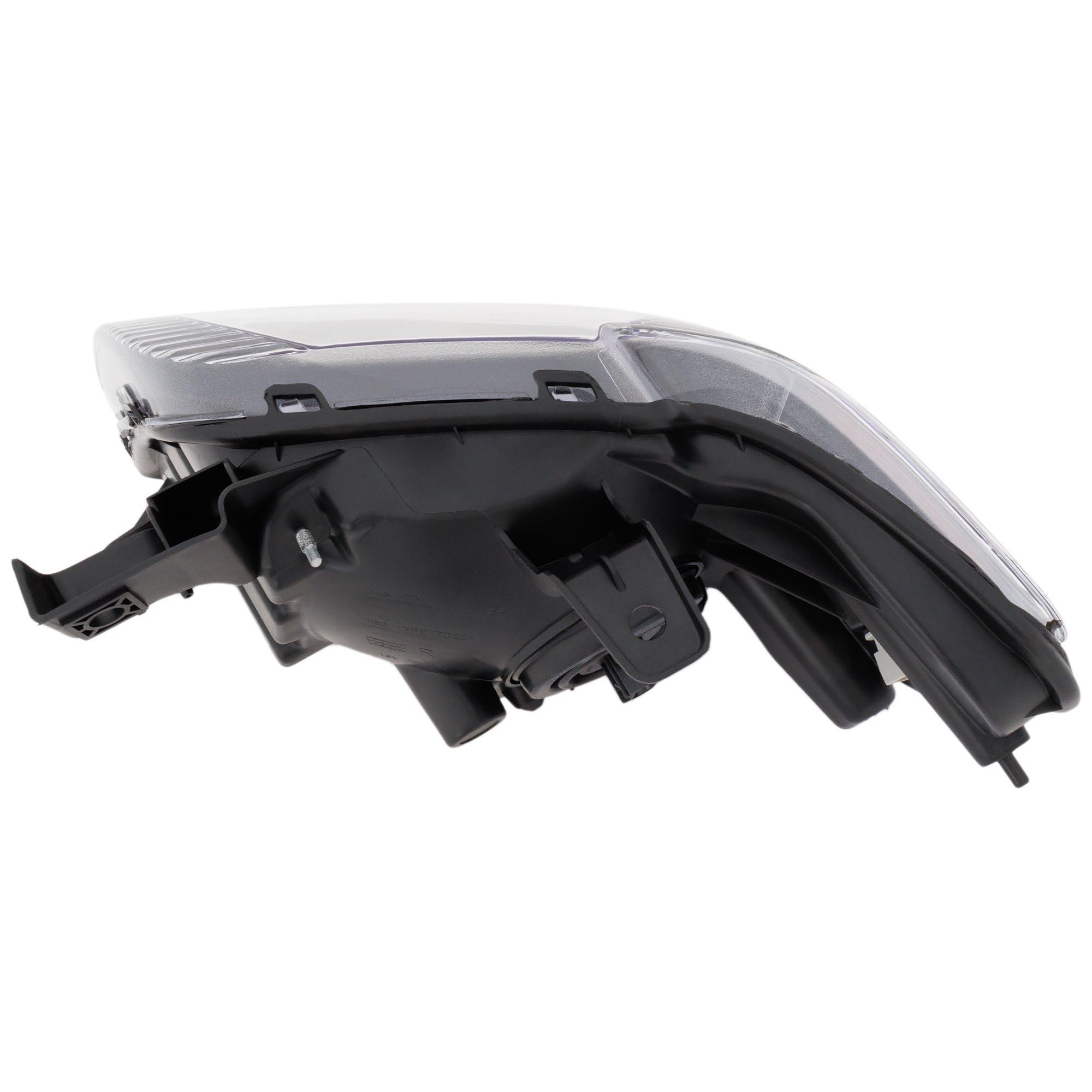 Headlight Assembly Go-Parts for 2007-2010 Ford Explorer, Right (Passenger) Side, Halogen, Smoke Lens, Replacement 2007 2008 2009