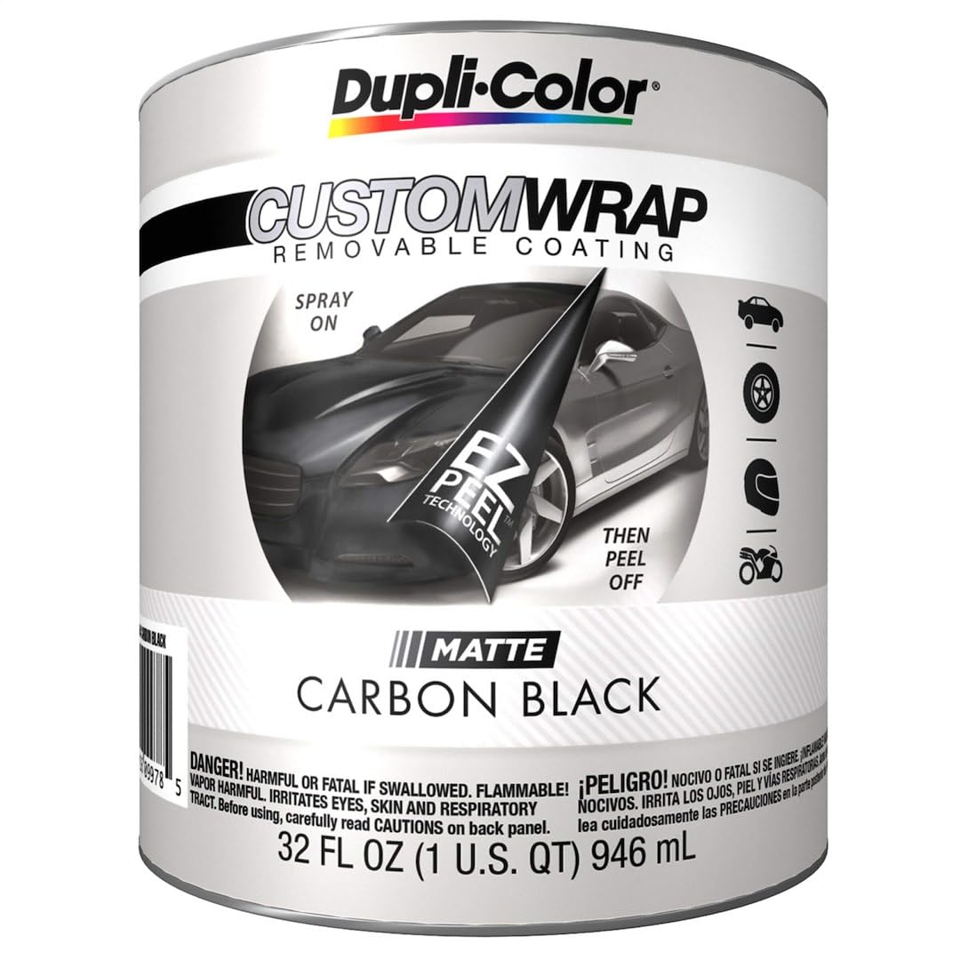 Custom Wrap Duplicolor Matte Carbon Black 1 Quart