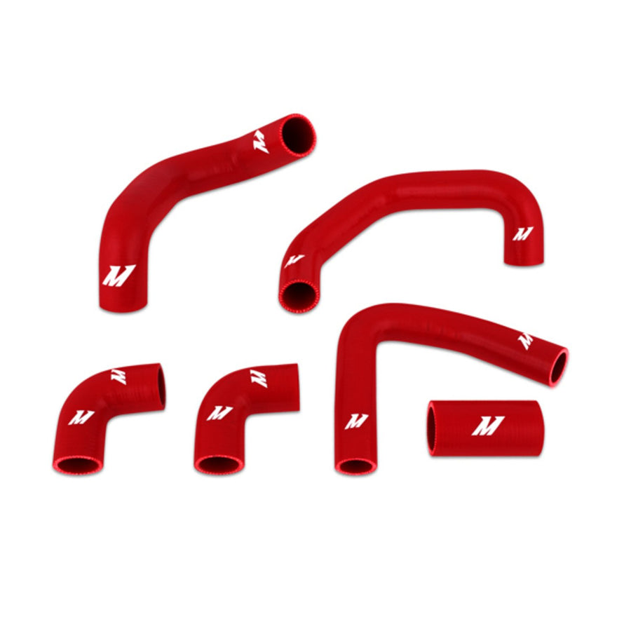 Mishimoto Silicone Radiator Hose Kit MMHOSE-VET-90RD Fits Chevrolet Corvette ZR1 1984-1996 Red