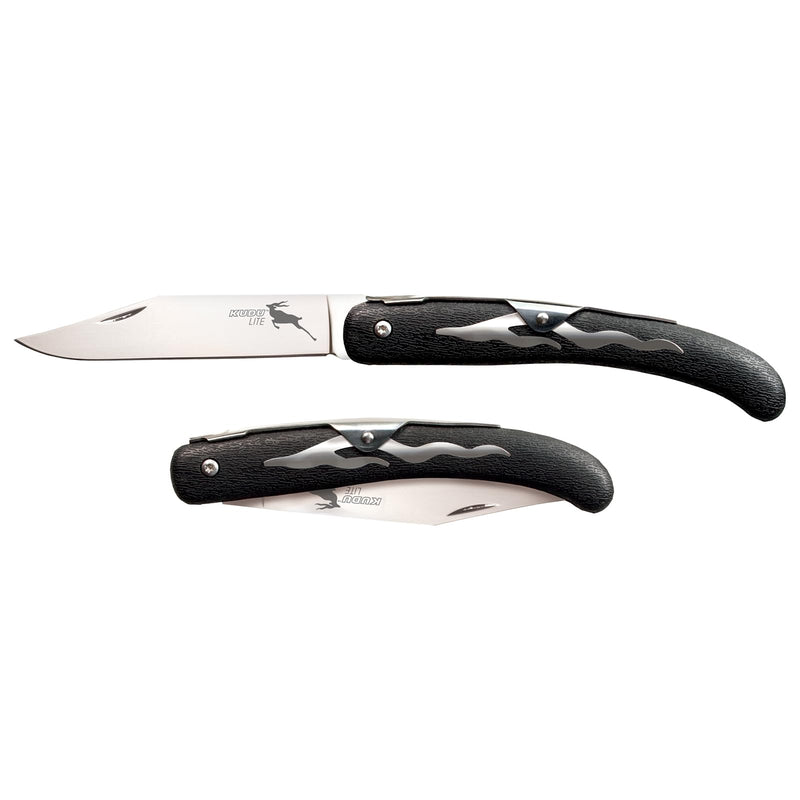 KUDU LITE Cold Steel / 10" Overall / 4 1/4" Blade / 2MM Thick / 5CR15MOV Steel/Blister Packed,Black