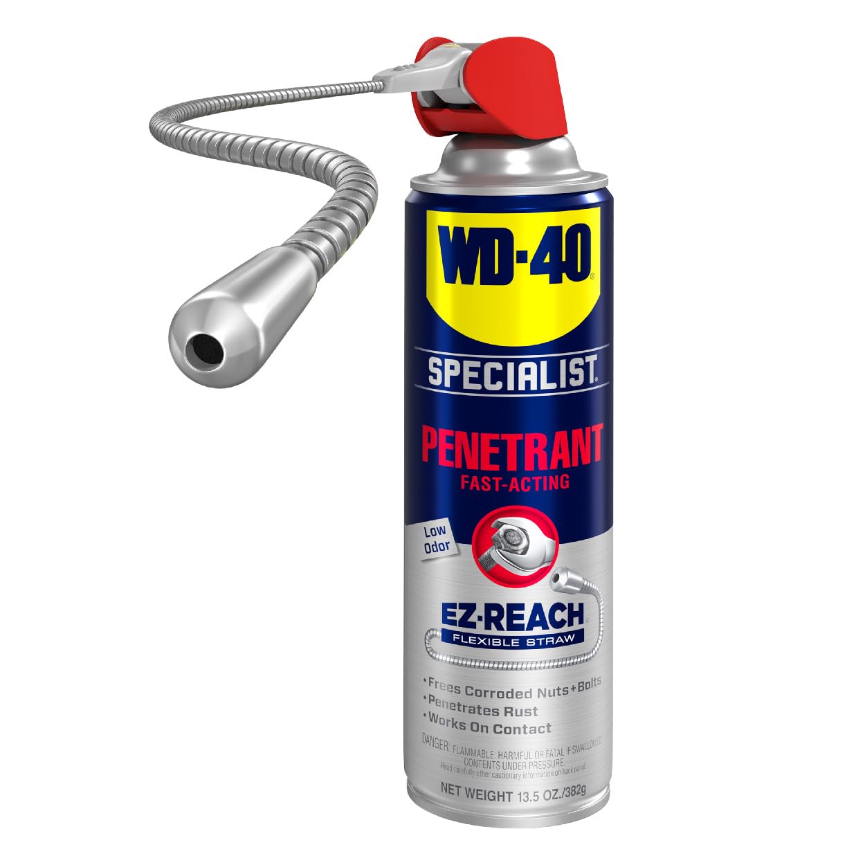 WD-40 Penetrant Specialist with Flexible Straw, 13.5 oz.