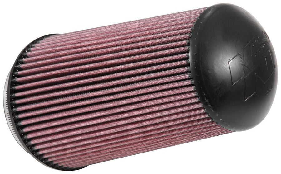 High-Flow K&N Original Lifetime Universal Clamp-On Air Filter: High Performance, Premium: Flange Diameter: 5 In, Filter Height: 11.875 In, Flange Length: 1 In, Shape: Tapered Conical, RU-5065XD