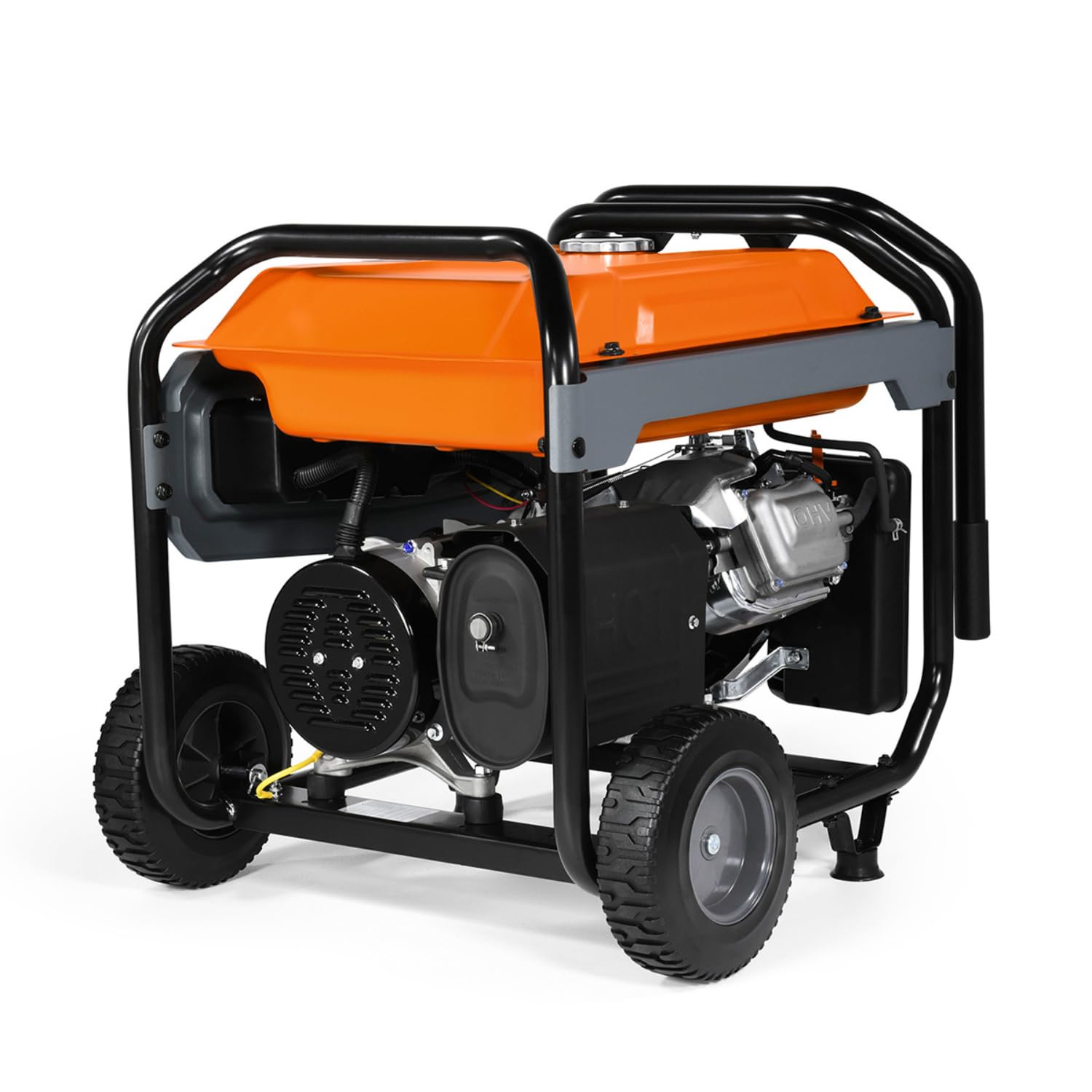 Generac Portable Gas Generator 10,000 Starting Watt - Electric Start - Home Backup or RV Ready - Heavy Duty Frame - Quiet, Long Runtime, Emergency Power - 49-State Compliant