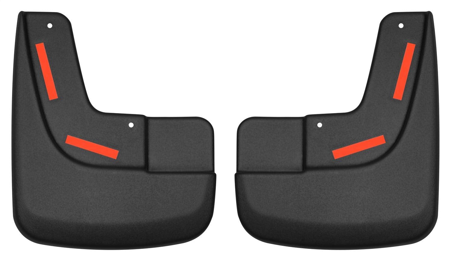 Front Mud Guards - Husky Liners | 2017 - 2020 Ford F-150 Raptor, Front Set - Black, 2 Pc | 58491
