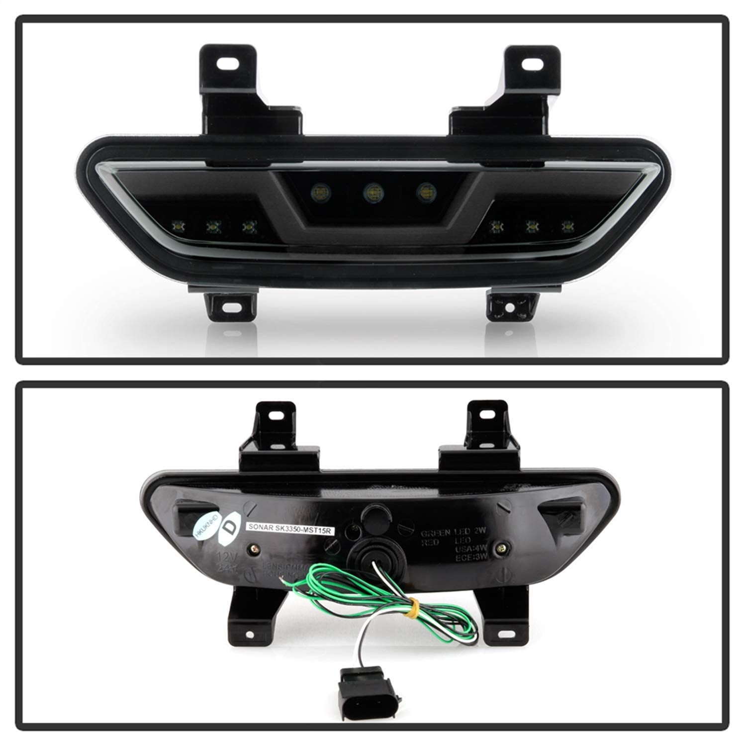 LED Tail Lights Spyder (ALT-YD-FM15-REV-BSM)