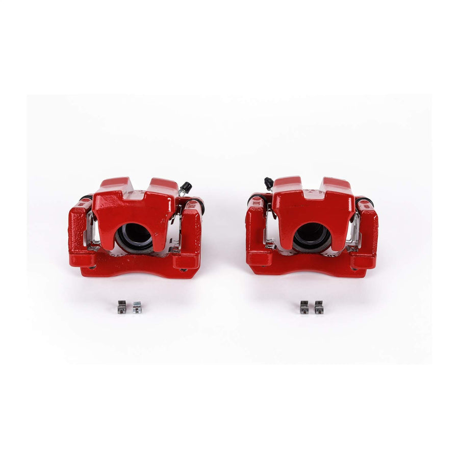 Power Stop Rear S3130 Pair of Calipers High-Temp Red Powder Coated For Lexus ES350 2007-2012, Toyota Avalon 2008-2011, Toyota Camry 2007-2011 [Model Specific]