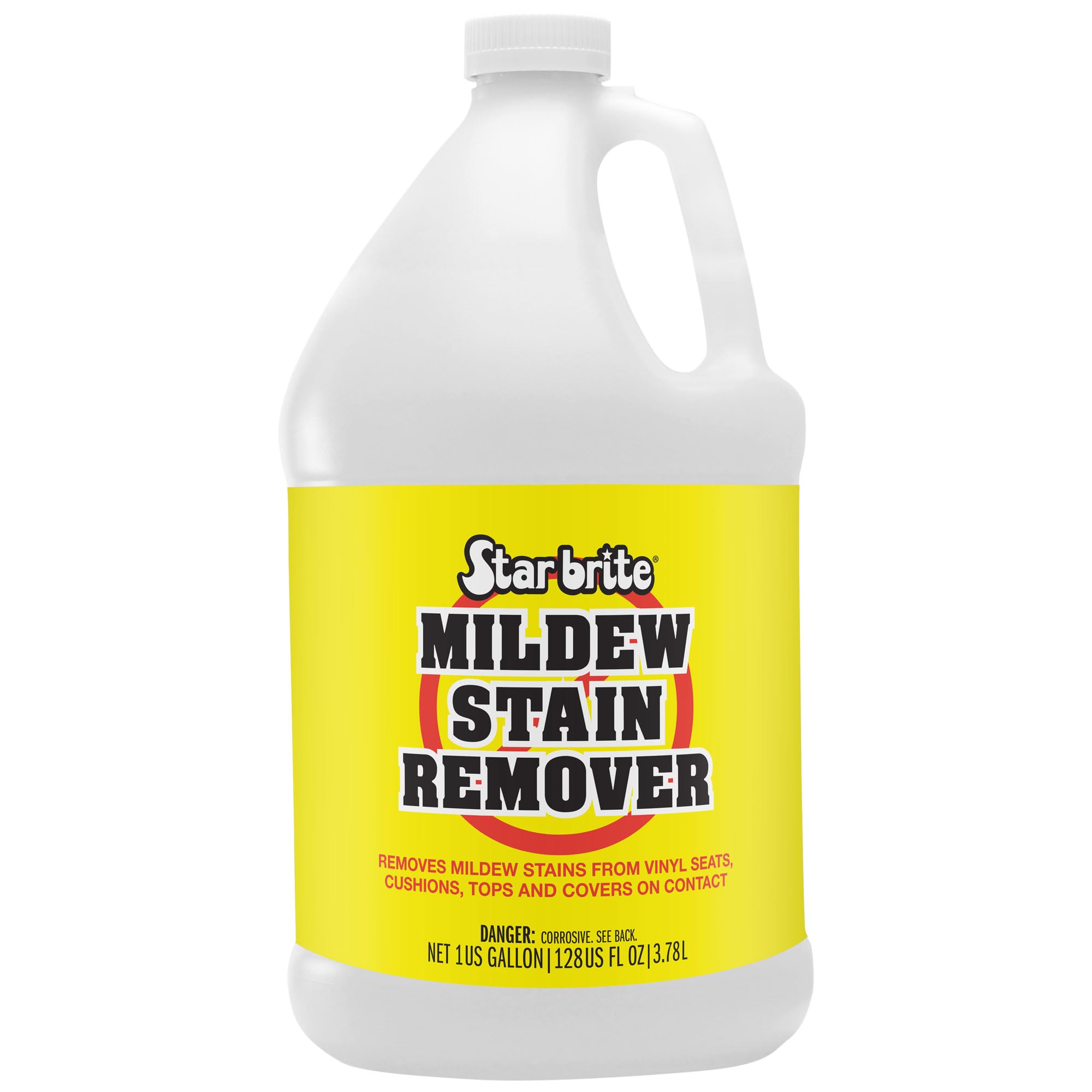 Mold & Mildew Stain Remover STAR BRITE + Cleaner – Removes Stains on Contact - 1 GAL (085600N)