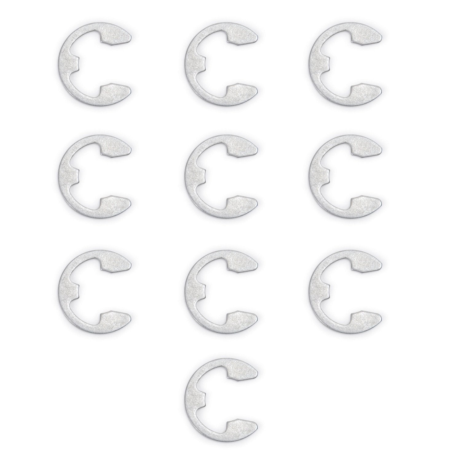 E-CLIP BRAKE HOSE MOUNTING ACCESSORY CLEAR ZINC/CAD FINISH (BULK PKG OF 10)