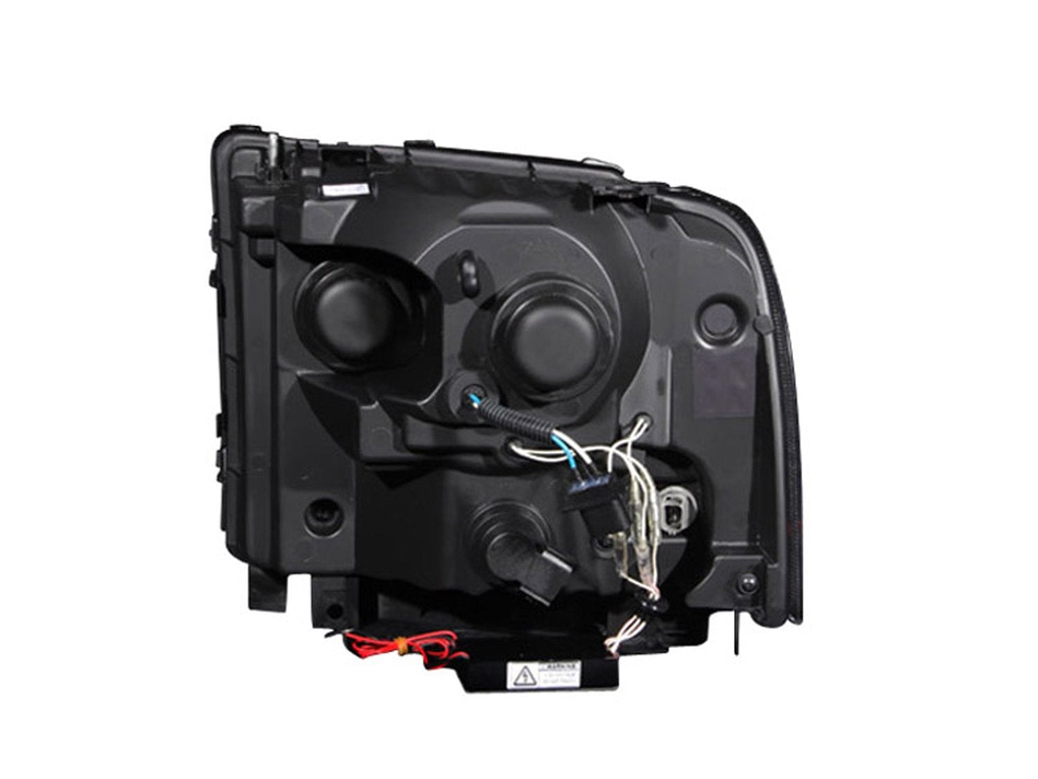Ford Anzo USA 111117 Black Projectors with Halos Headlight Assembly - (Sold in Pairs)