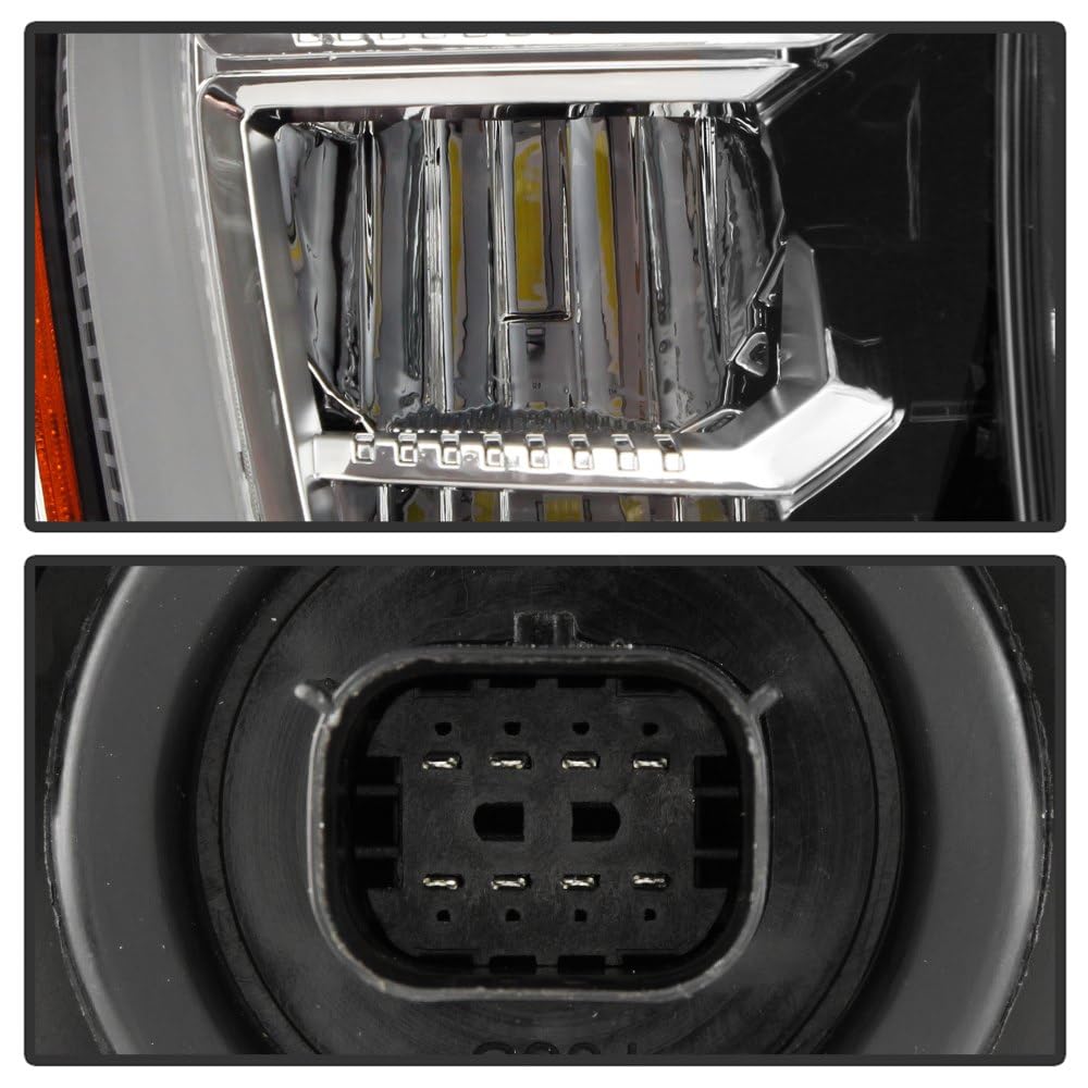 GMC Sierra 1500 19-22 Spyder (POE) Full LED w/LED Signal high Low Beam Headlight - OE Right