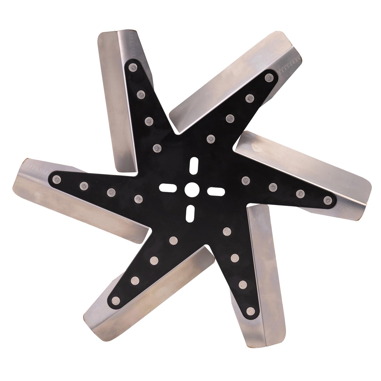 Derale 15" High Performance Stainless Steel Flex Fan Standard Rotation, Black
