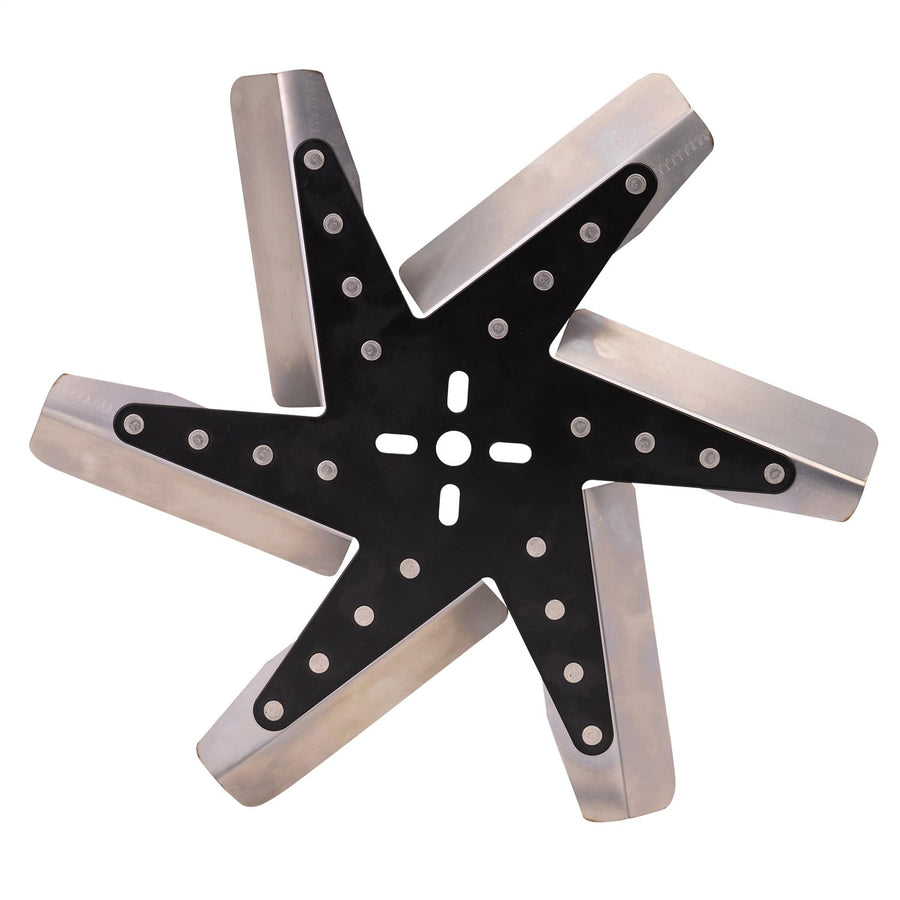 Derale 15" High Performance Stainless Steel Flex Fan Standard Rotation, Black