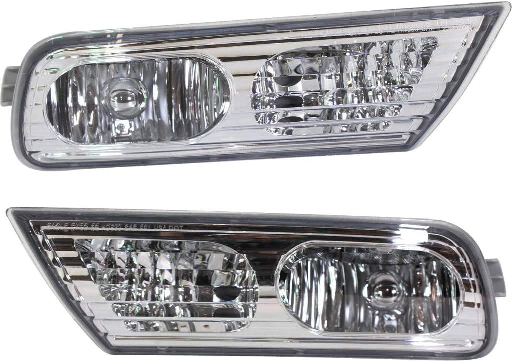 Left TYC Fog Light Lens/Housing Compatible with 2007-2009 Acura MDX