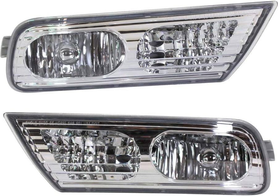 Left TYC Fog Light Lens/Housing Compatible with 2007-2009 Acura MDX