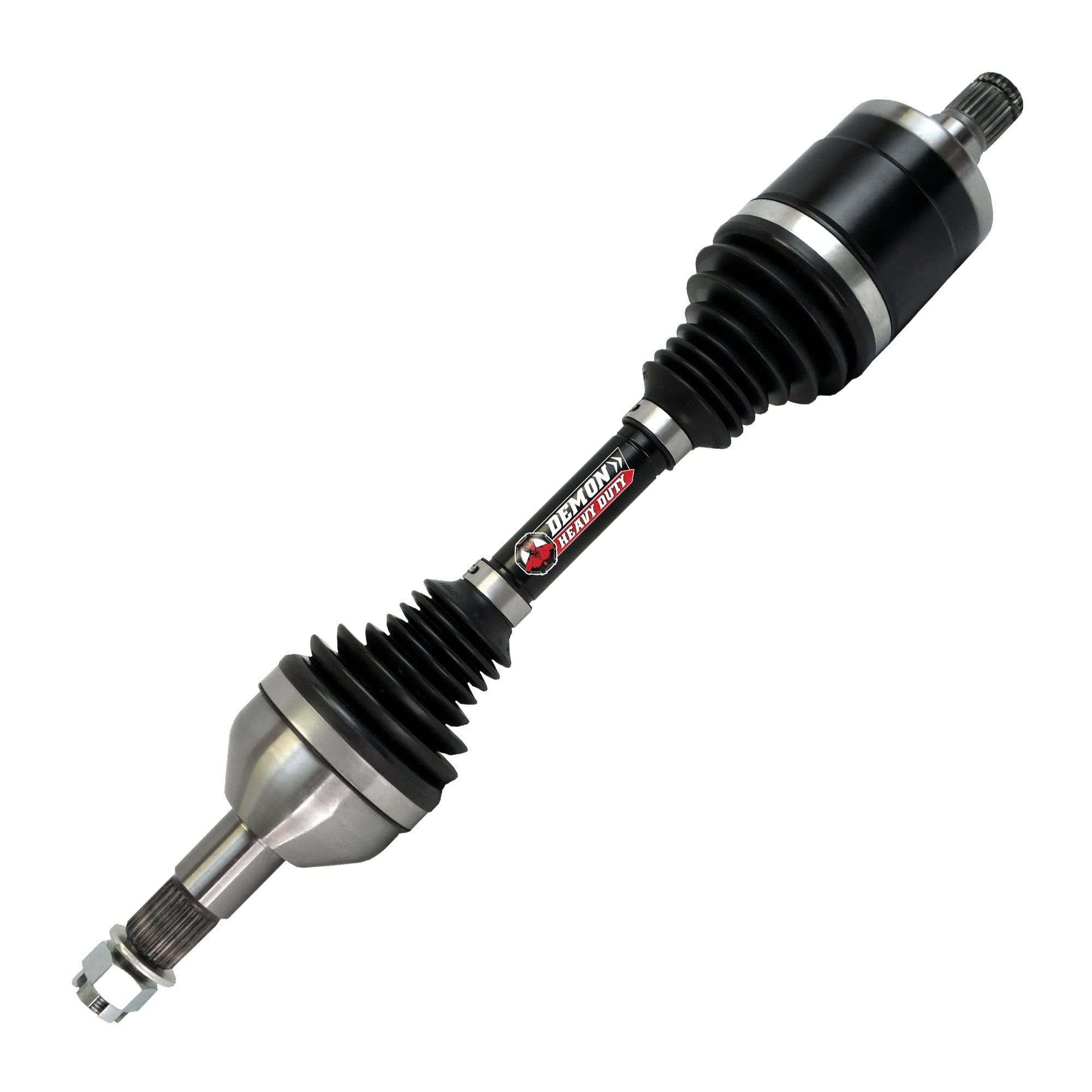 Demon Rear Right Powersports Heavy Duty Axle for Can-Am Outlander/Renegade, In Dual Heat Treated High Strength, Gives Wider Angles (See Fitment Details in Description) OEM: 705501848