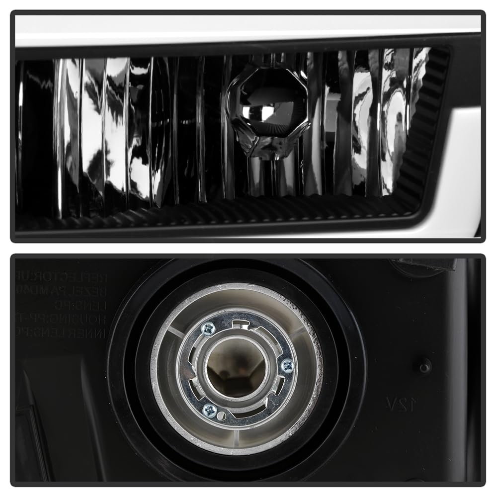 Chevy Colorado 04-12 / Canyon 04-12 / Isuzu i-208 i-350 2006 / Isuzu i-290 i-370 2007-2008 Spyder (xTune) Light Bar Headlights with Bumper Lights - Black