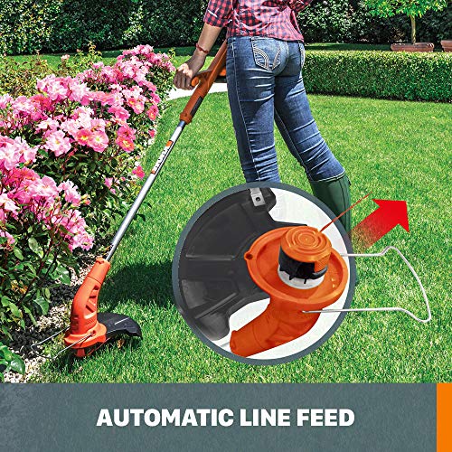 20V Worx String Trimmer Cordless & Edger 10" Weed Trimmer PowerShare (Battery & Charger Included) WG154