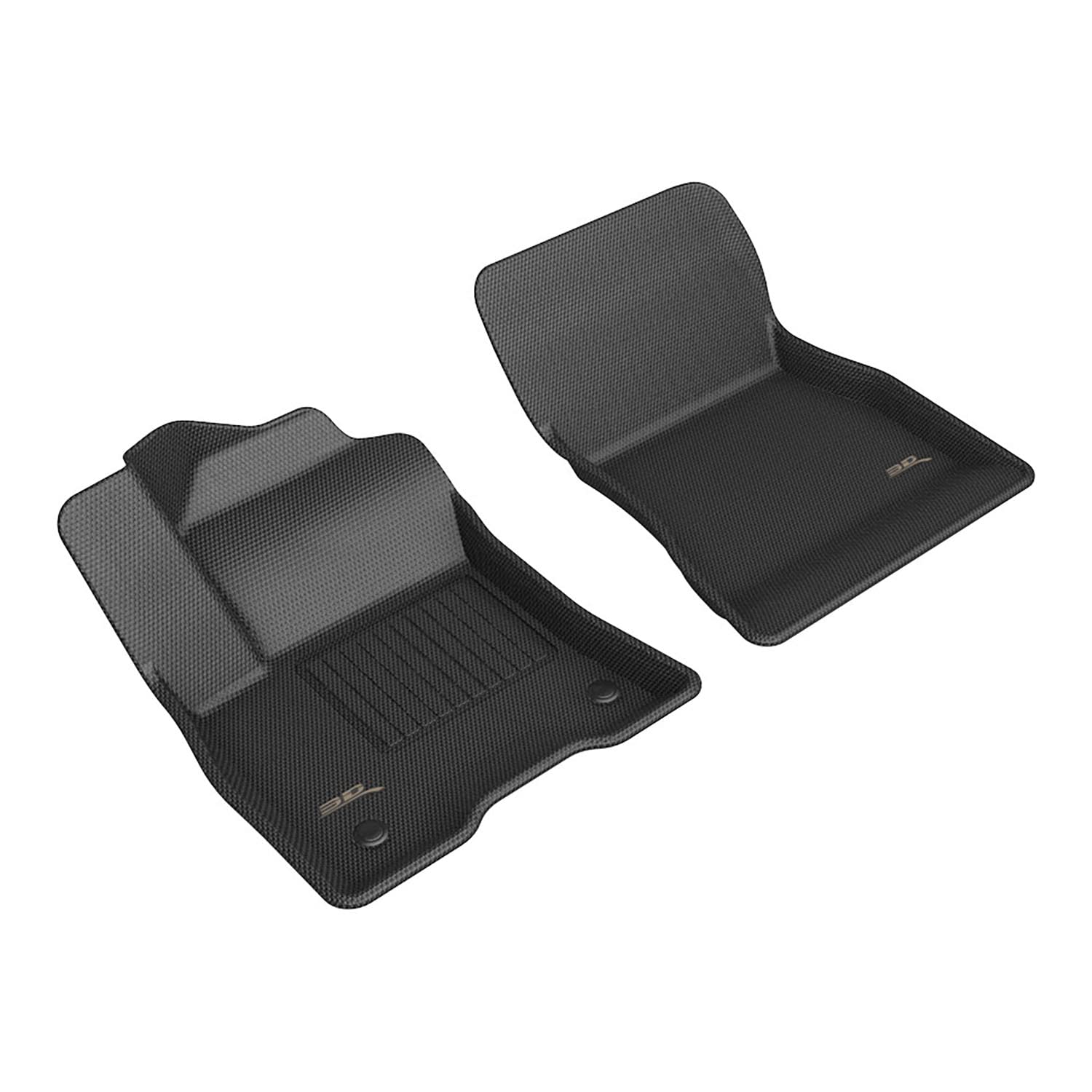 Kagu 3D MAXpider Custom Fit Floor Mat (Black) Compatible with Mercedes-Benz EQB 2022-2026 - Front Row
