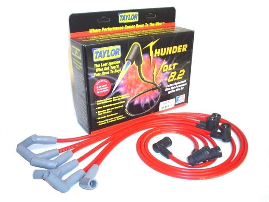 Thundervolt 8.2 Taylor Cable custom 6 cyl red