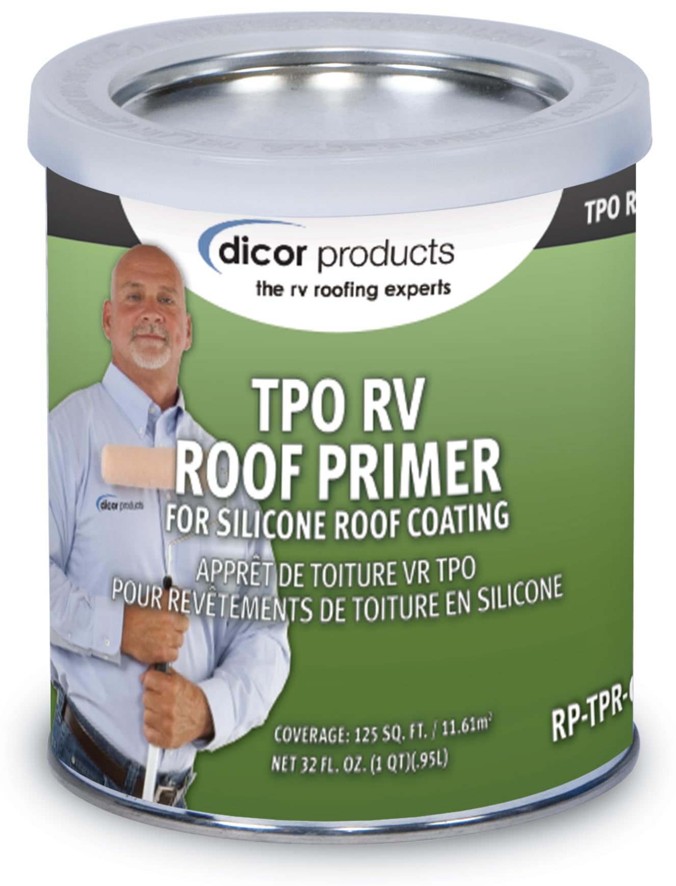 TPO Roof Primer Dicor RP-TPR-Q - 1 Quart | Adhesion Promoter for Silicone Coating