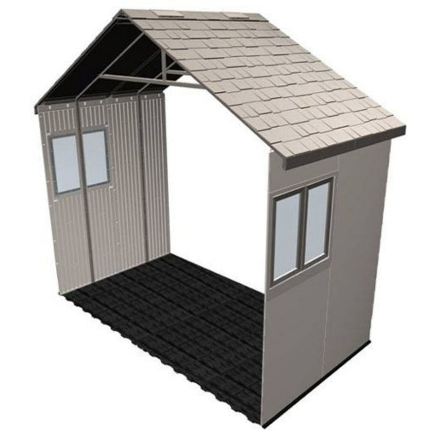 60 Inch LIFETIME 6426 Extension Kit for 11 Foot Sheds, 2 Windows Included, Desert Sand