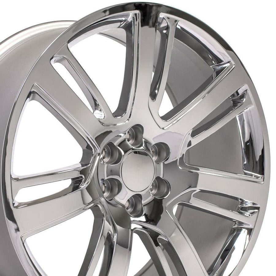 Chrome Wheel OE Wheels LLC CA88-24100-6550-31C Painted (24 x 10. inches /6 x 139 mm, 31 mm Offset)