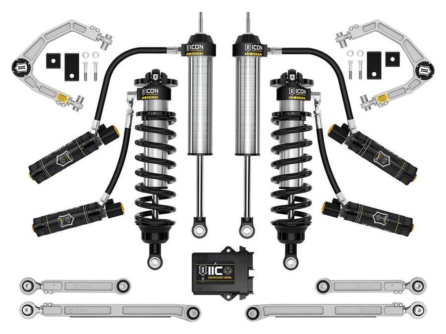 1.25-3.25" Lift ICON Stage 5 3.0 Suspension System, Billet, Compatible with 22-23 Toyota Tundra, K53215