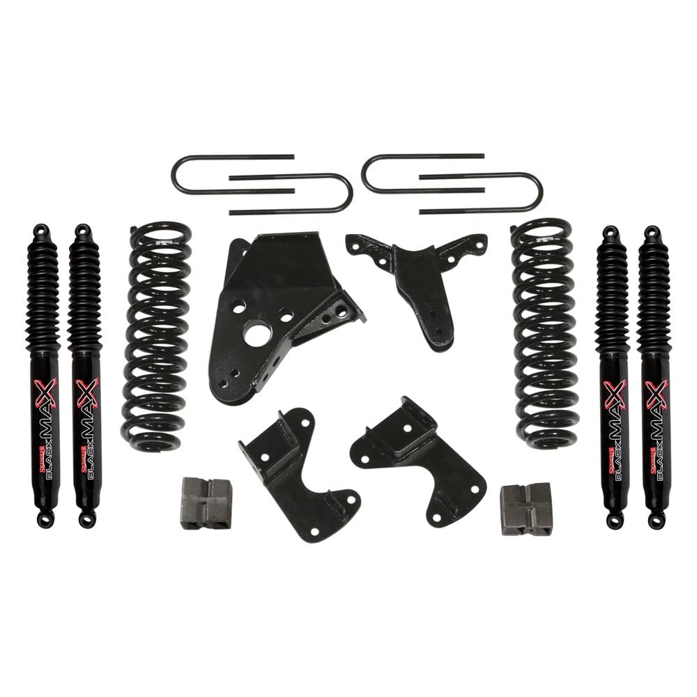 Skyjacker Suspension Lift Kit 134BHK-B w/Shock Black MAX Shocks 4 in. Lift Incl. Heavy Duty Brackets