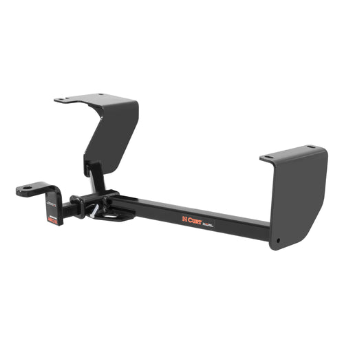 CURT Class 1 Trailer Hitch with Ball Mount, 1-1/4-In Receiver, Fits Fiat 500 Select