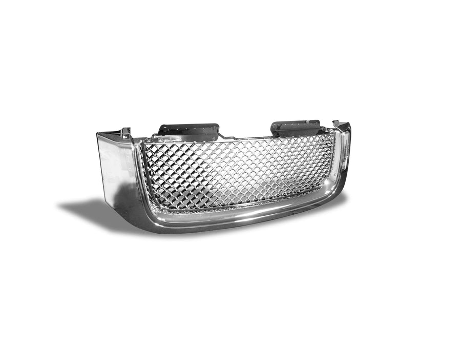 7148611 Armordillo USA Mesh Front Hood Grille - Chrome Fits 2002-2008 GMC Envoy
