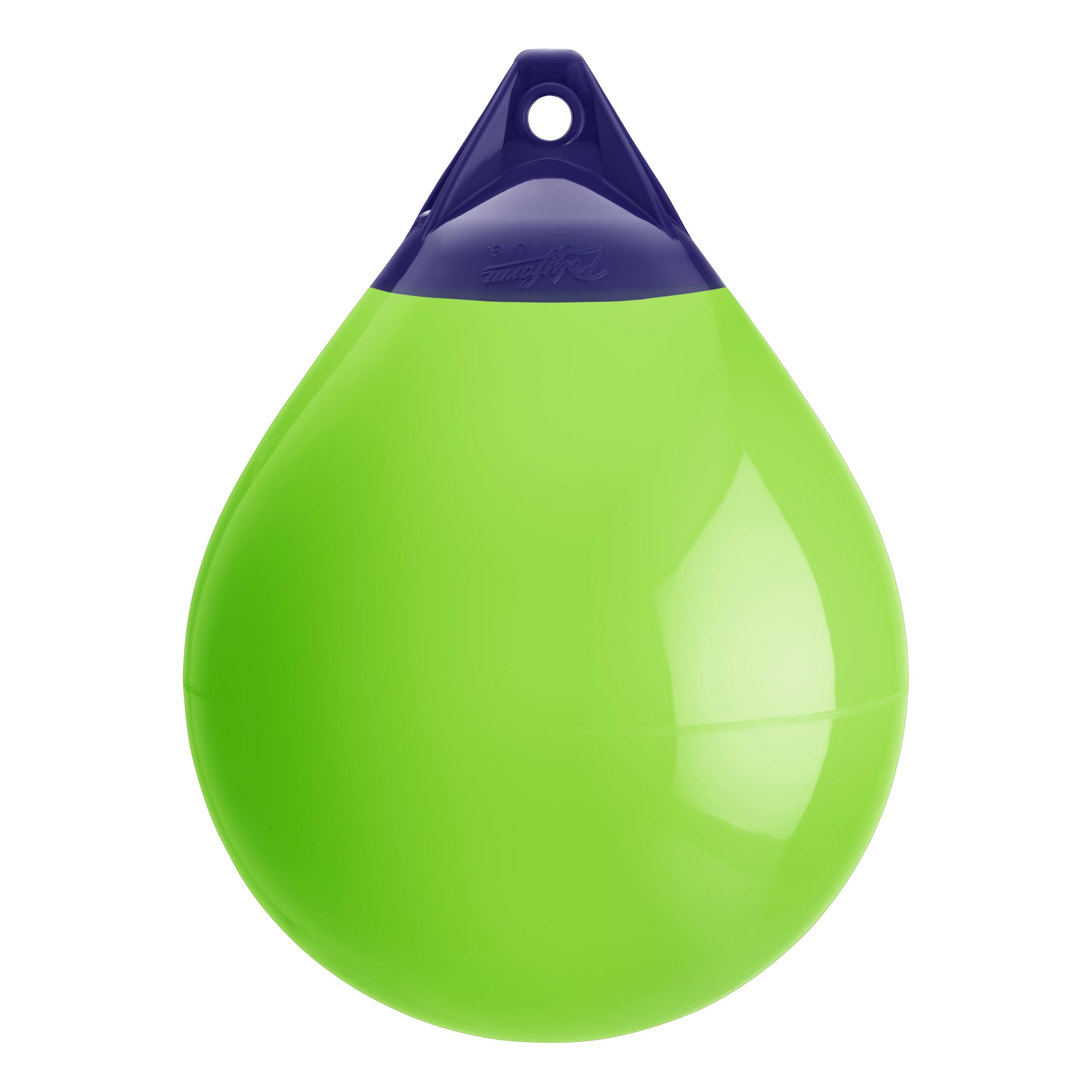 A-4 Standard Blue Ropehold Polyform Buoy - Lime