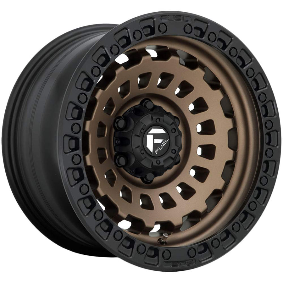 D634 Bronze Fuel Offroad ZEPHYR Wheel with Painted and TPMS Compatible (17 x 9. inches /6 x 139 mm, -12 mm Offset)
