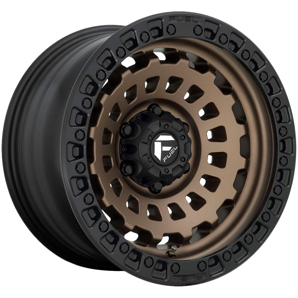D634 Fuel Offroad ZEPHYR BRONZE Wheel with Painted and TPMS Compatible (17 x 9. inches /6 x 139 mm, 1 mm Offset)