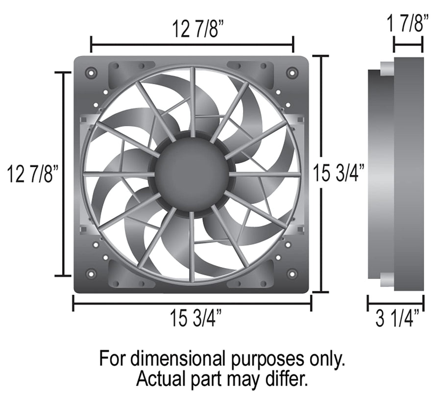 HO RAD Derale 16926 Fan with Shroud Puller Only