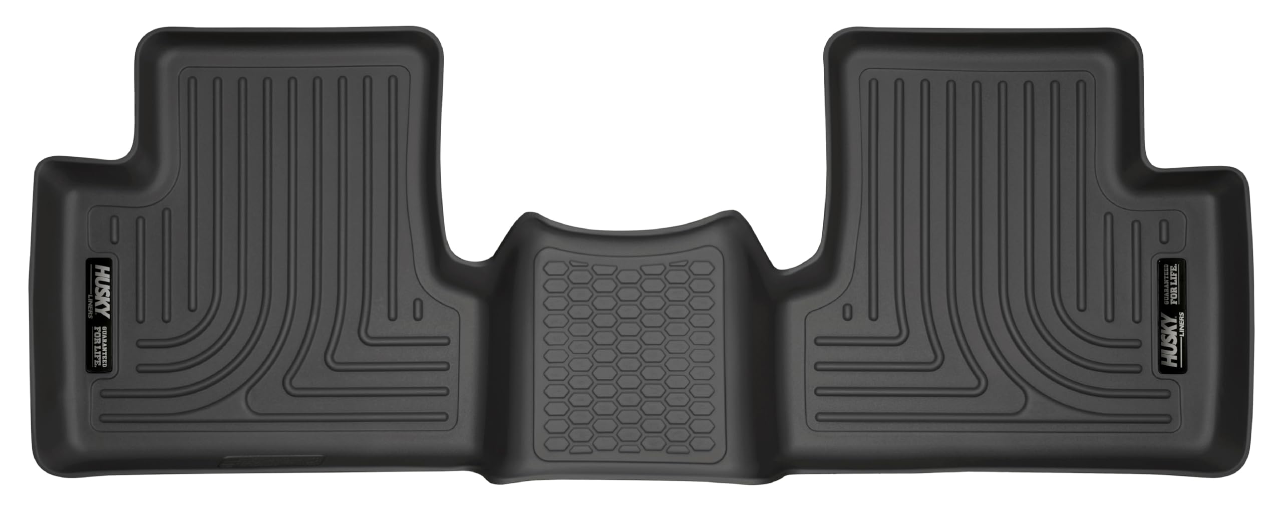 Weatherbeater Husky Liners Floor Mats | Fits 2014-2023 Jeep Cherokee | 2nd Row, 1-pc Black - 11271