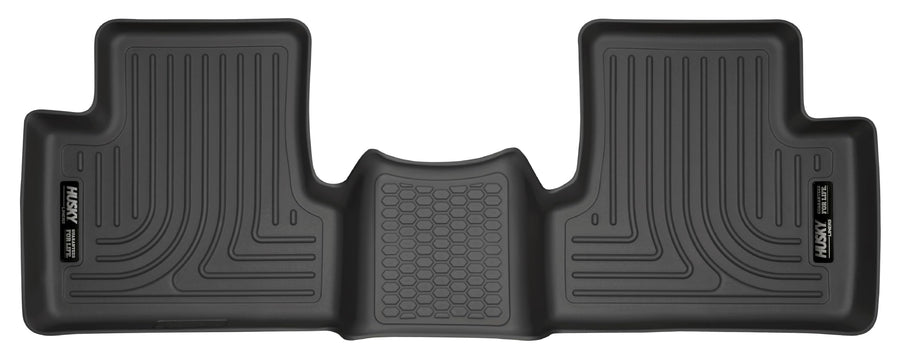 Weatherbeater Husky Liners Floor Mats | Fits 2014-2023 Jeep Cherokee | 2nd Row, 1-pc Black - 11271