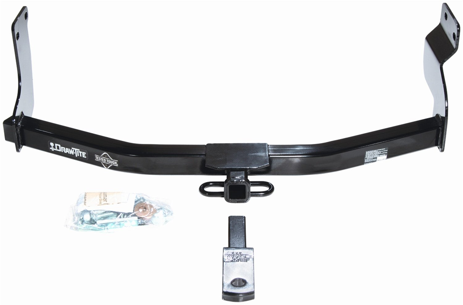 Class II Draw-Tite Frame Hitch with 1-1/4" Square Receiver Tube Opening, Black
