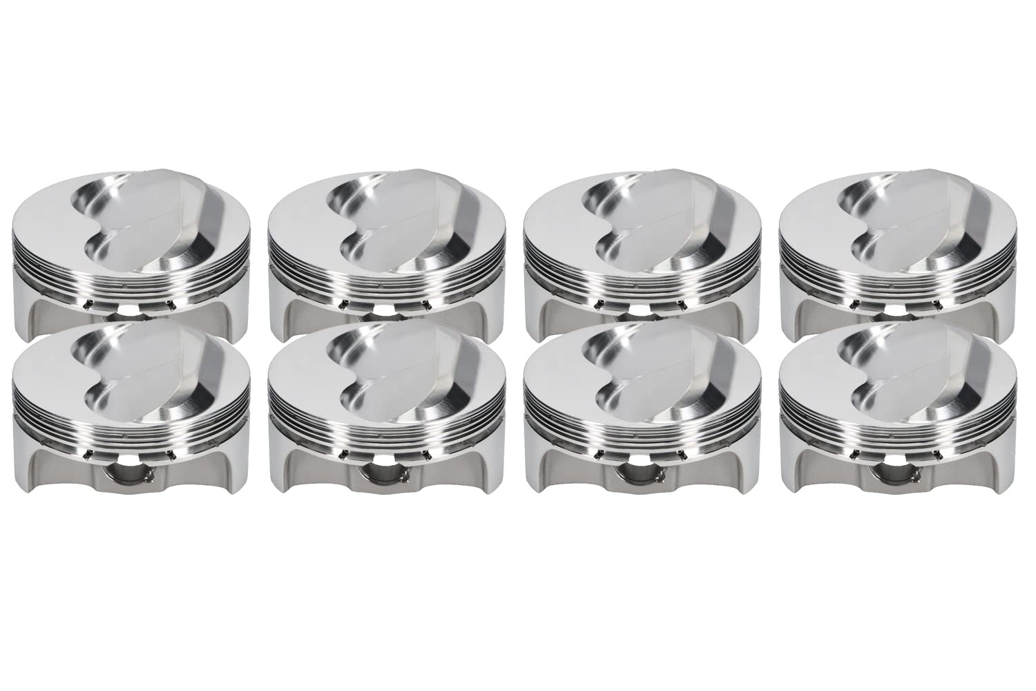 JE Piston, 23 Degree FSR Hollow Dome, Forged, 4.125 in Bore, 10.80 cc Plus 0.043 x 0.043 x 3 mm Ring Grooves