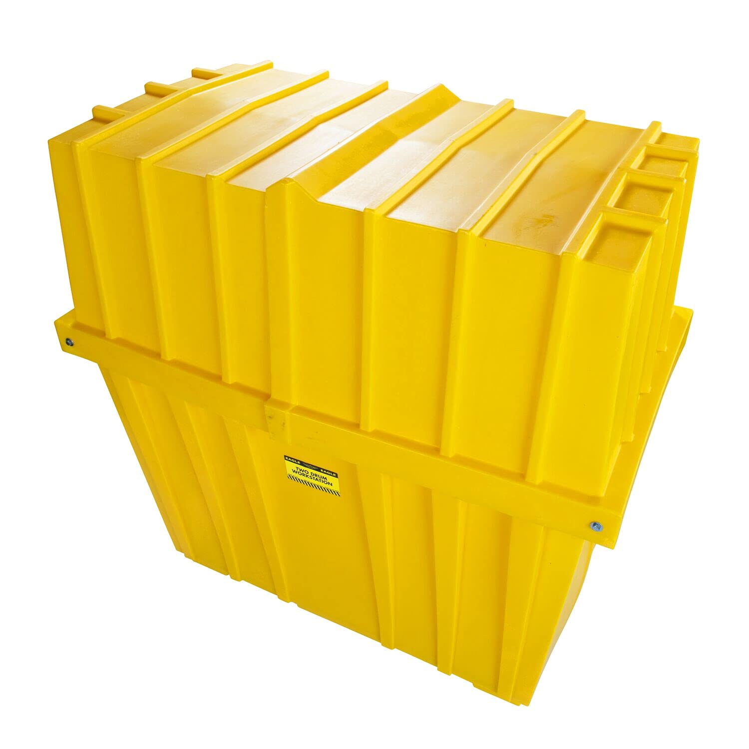 1628 Eagle High Profile Workstation with Cover, 2 Drum, 60" Width x 64" Height x 34" Depth, 220 Gallon Capacity