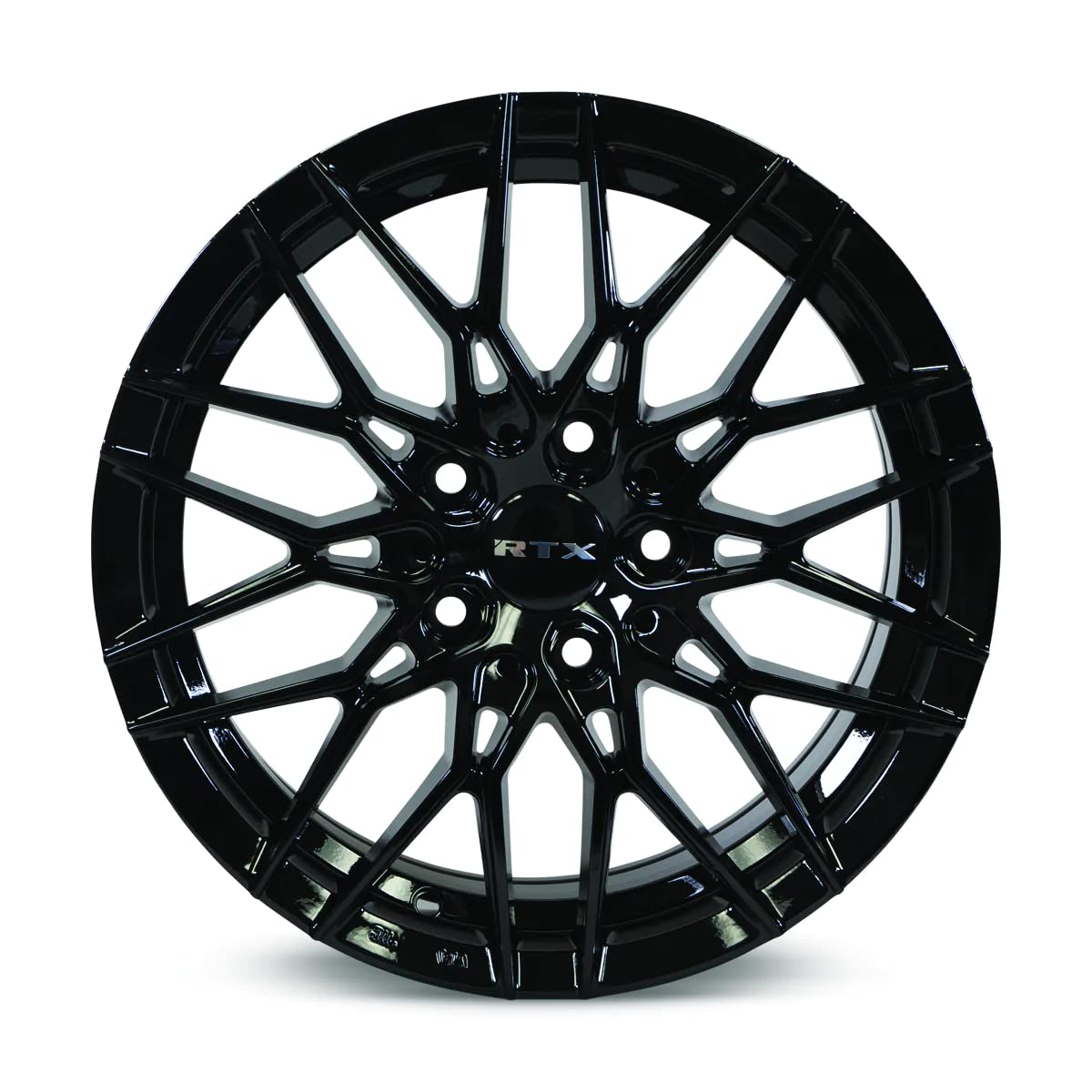 Custom RTX V20 Wheel - 16x7, 40 Offset, 5x114.3 Bolt Pattern, 73.1mm Hub - Gloss Black Rim