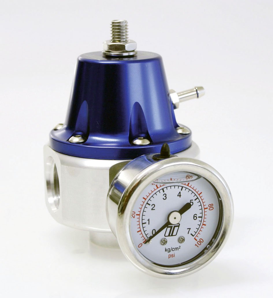 Turbosmart 0-100 PSI (0-7 Bar) TS-0402-2023 1/8 NPT Fitting Liquid Filled Fuel Pressure Regulator Gauge
