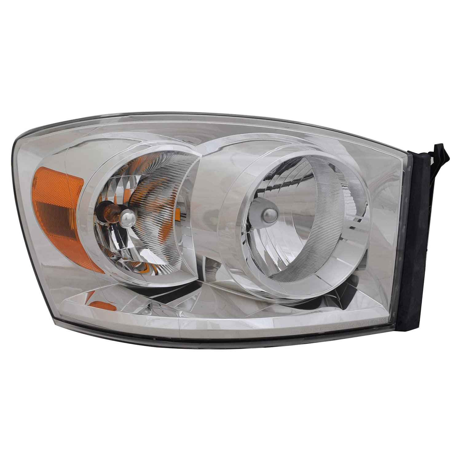 Right TYC Headlight Assembly Compatible with 2007-2008 Dodge Ram Pickup