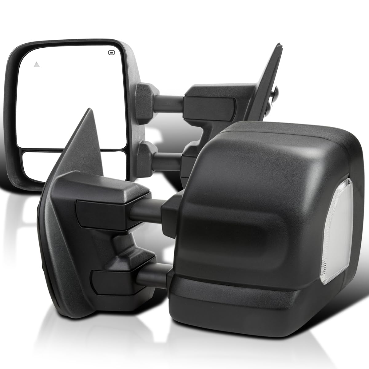 Spec-D Tuning Heated Power Towing Mirros w/LED Signal, Blind Spot Sensor Compatible with 2016-2022 Nissan Titan, Left + Right Pair