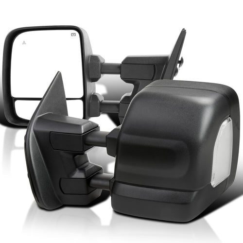 Spec-D Tuning Heated Power Towing Mirros w/LED Signal, Blind Spot Sensor Compatible with 2016-2022 Nissan Titan, Left + Right Pair